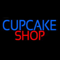 Block Cupcake Shop Neonskylt