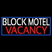 Block Motel Vacancy Neonskylt