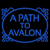 Blue A Path To Avalon Neonskylt