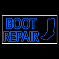 Blue Boot Repair Neonskylt