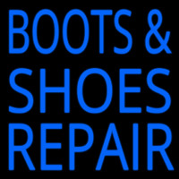 Blue Boots And Shoes Repair Neonskylt