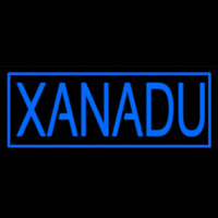 Blue Border Xanadu Neonskylt