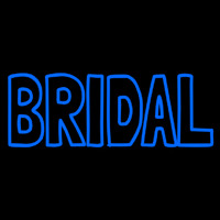 Blue Bridal Block Neonskylt