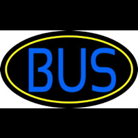 Blue Bus Neonskylt