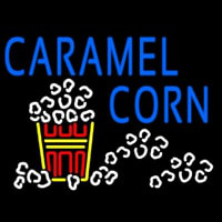 Blue Caramel Corn With Logo Neonskylt