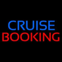 Blue Cruise Red Booking Neonskylt