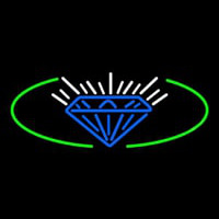Blue Diamond Logo Neonskylt