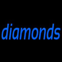 Blue Diamonds Neonskylt