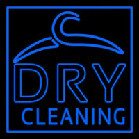 Blue Dry Cleaning Neonskylt