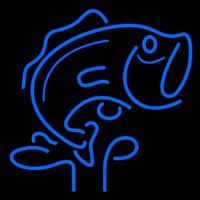 Blue Fish Neonskylt