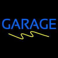 Blue Garage Neonskylt