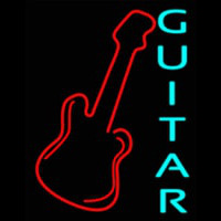Blue Guitar 2 Neonskylt