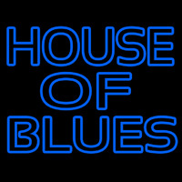 Blue House Of Blues Neonskylt