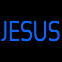 Blue Jesus Neonskylt
