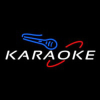 Blue Karaoke 1 Neonskylt