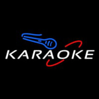 Blue Karaoke 1 Neonskylt