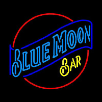 Blue Moon Bar Beer Sign Neonskylt