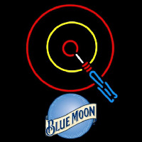 Blue Moon DART Beer Sign Neonskylt