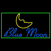 Blue Moon Italic Beer Sign Neonskylt