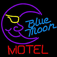 Blue Moon Motel Beer Sign Neonskylt