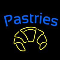 Blue Pastries Logo Neonskylt