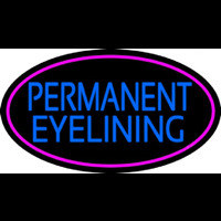 Blue Permanent Eye Lining Neonskylt