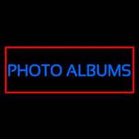 Blue Photo Albums With Red Border Neonskylt