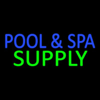 Blue Pool And Spa Green Supply Neonskylt