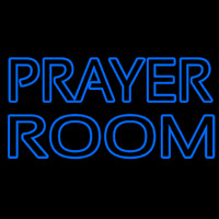 Blue Prayer Room Neonskylt