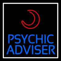 Blue Psychic Advisor With Logo Neonskylt