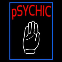 Blue Psychic With Palm Neonskylt