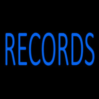 Blue Records 1 Neonskylt