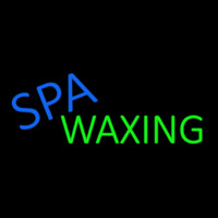 Blue Spa And Wa ing Neonskylt