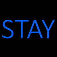 Blue Stay Neonskylt