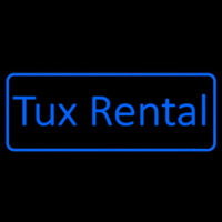 Blue Tu  Rental Neonskylt