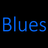 Blues Cursive Neonskylt