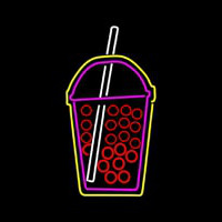 Boba Tea Symbol Neonskylt