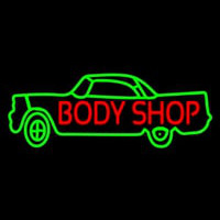 Body Shop Car Logo Neonskylt