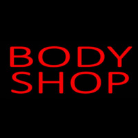 Body Shop Neonskylt