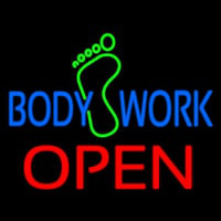 Body Work Open Neonskylt