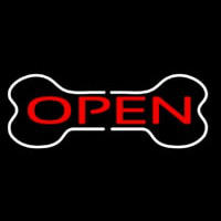 Bone Logo Open Neonskylt