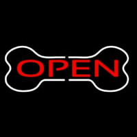 Bone Logo Open Neonskylt