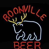 Boonville Deer Logo Pub Affär Öl Bar Neonskylt Julklapp