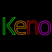 Border With Keno 1 Neonskylt