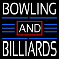 Bowling And Billiards 1 Neonskylt