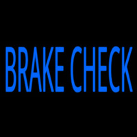 Brake Check Neonskylt