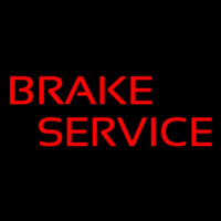 Brake Service Red Neonskylt