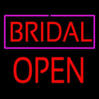 Bridal Block Open Neonskylt