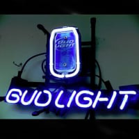 Bud Can Budweiser Öl Bar Neonskylt