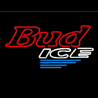 Bud Ice N.Y. Rangers Beer Sign Neonskylt